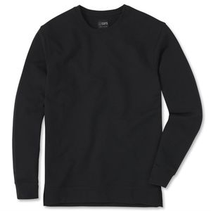 Cuts Clothing Split Hem Sweatshirt, Black, Size Large